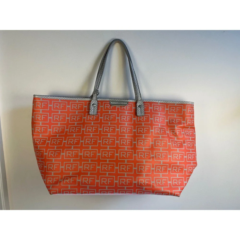 Rodan Fields Orange RF Logo Tote Bag Shoulder Bag‎